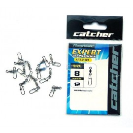CATCHER Вертлюжок с застежкой американка № 14  12шт