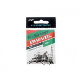 Вертлюг с застежкой FLAGMAN американка Swivel-F Snap №14 ...
