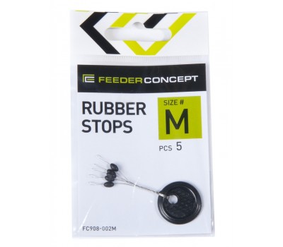 Стопоры резин. Feeder Concept RUBBER STOPS р.005XXL 5шт.