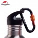 Карабин Naturehike d-type 8cm с блокировкой NH15A008-D (Black)