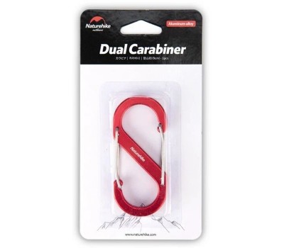 Карабин Naturehike S-Type NH20GS004 Red 8cm