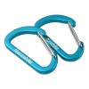 Карабин Naturhike D-shaped 4cm (2p...