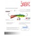 Балансир Lucky John CLASSIC 4 с тр. 40мм/36RT блистер