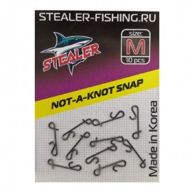 Безузловая застежка STEALER NOT-A-KNOT SNAP M (10 шт.)