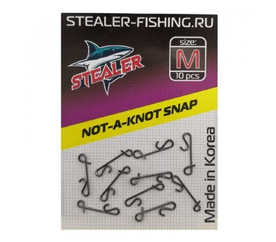 Безузловая застежка STEALER NOT-A-KNOT SNAP M (10 шт.)
