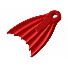 Хвостик для блесны красный флуоресцентный L-30 (5шт)