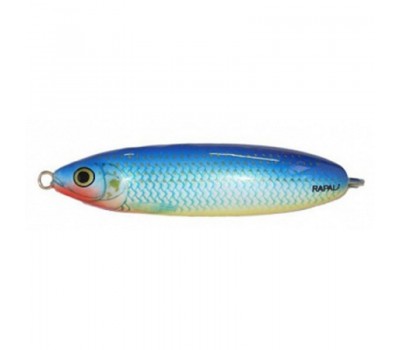 Незацепляющаяся блесна Rapala Minnow Spoon RMS08 BSH 22g