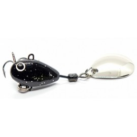 Тейл-спиннер UF Studio Hurricane 2.5g Black glitter