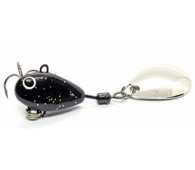 Тейл-спиннер UF Studio Hurricane 2.5g Black glitter