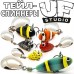 Тейл-спиннер UF Studio Hurricane 2.5g Winter blue