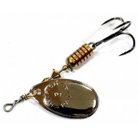 Вращающаяся блесна HITFISH PALIA  8 gr. 55mm Размер #3 Цвет 001