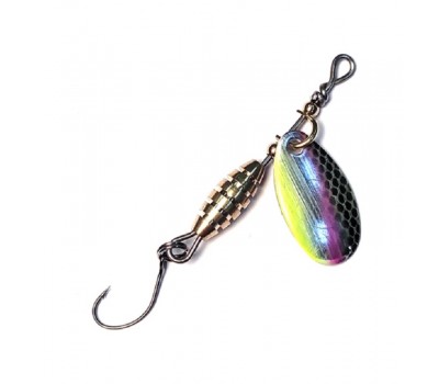 Вращающаяся блесна HITFISH TROUT SERIES SPOON Weight: 3.4 gr Color 355