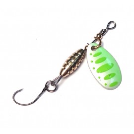 Вращающаяся блесна HITFISH TROUT SERIES SPOON Weight: 3.4 gr Color 360