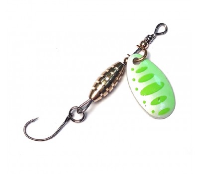 Вращающаяся блесна HITFISH TROUT SERIES SPOON Weight: 3.4 gr Color 360