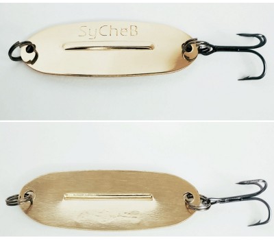 Блесна колебалка Канадская универсальная цвет латунь длина 58мм;10,6гр.(глянцевая)