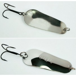 Блесна колебалка Шторлинг цвет серебро длина 70мм,10гр.(глянцевая)