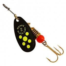 Блесна Mepps Black Fury BL/CH (черный/chartreuse) №2 (4.5г)