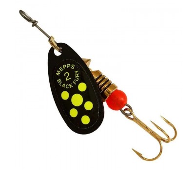 Блесна Mepps Black Fury BL/CH (черный/chartreuse) №2 (4.5г)