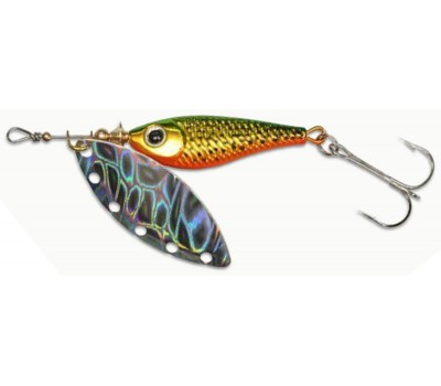 Блесна Daiwa Silver Creek Spinner-R 1180 18g Holo Green/Gold