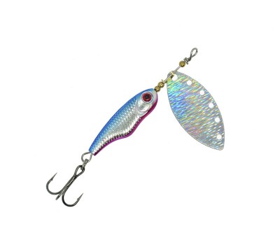 Блесна Mottomo Spin Blade #2+ 12g Silver Silver