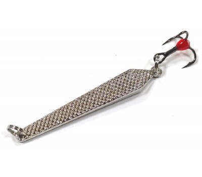 Зимняя блесна HITFISH Winter spoon 7014 55mm 6gr Col. 01 (Silver)