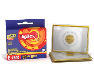 CD-R07 Digitex 66mb E-card 24X в пл. конверте (10pcs) \200
