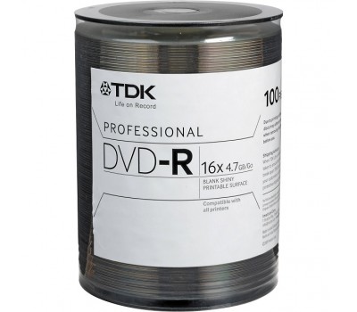 TDK  DVD-R 4.7Gb  16x bulk 100