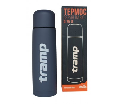 Термос Tramp Basic серый 0,75 л