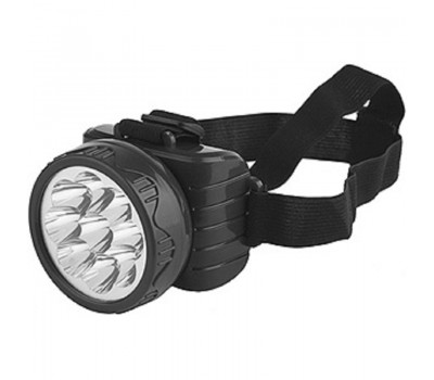 Фонарь Трофи акку налобный 4V0.9Ah, 9xLED, 3У, 220V карт TG9