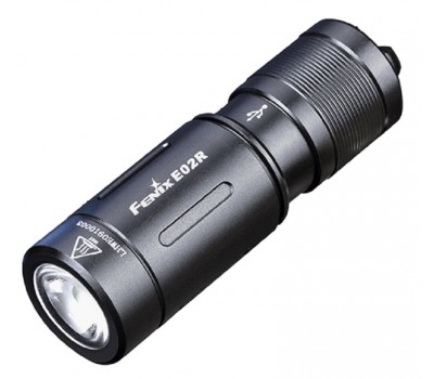 Фонарь Fenix E02R, черный