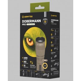 Фонарь Armytek Dobermann Pro Magnet USB Sand Теплый