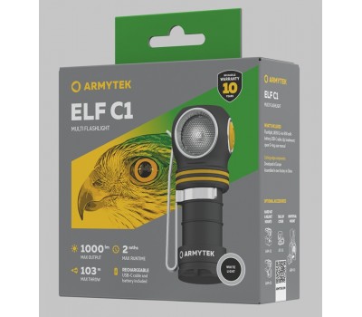 Фонарь Armytek Elf C1 USB-C Белый