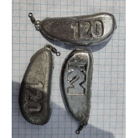 грузило KM искусственный камень 120g № 1