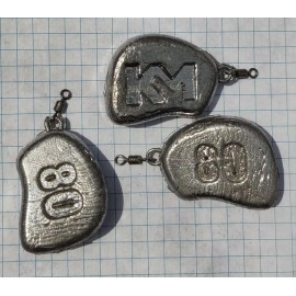 грузило KM искусственный камень 80g №4