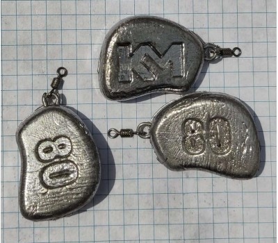 грузило KM искусственный камень 80g №4