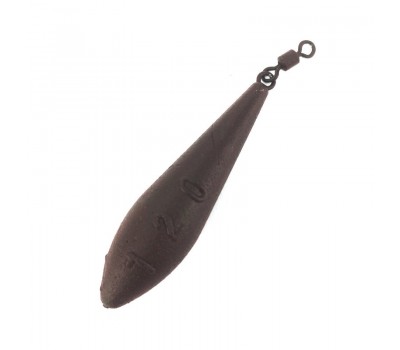 FLAGMAN Грузило Long Cast с вертлюгом 120г brown ВР
