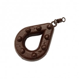 Грузило FLAGMAN Gripper с вертлюгом 100г brown