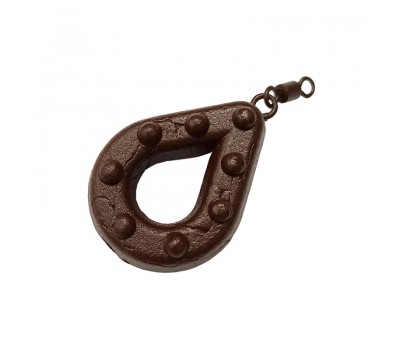 Грузило FLAGMAN Gripper с вертлюгом 100г brown