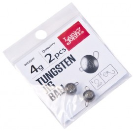 Груз-головки LJ Pro Series TUNGSTEN JIG BALL вольф. разбор. 004г 2шт.
