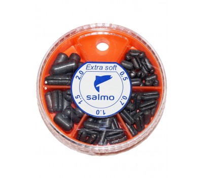 Грузила Salmo EXTRA SOFT малый 5 секц. 0,5-2,0г 060г набор 1