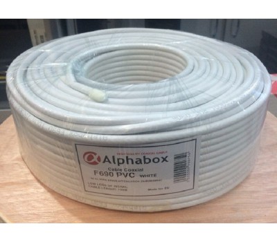 Кабель Alphabox F690 White 100м