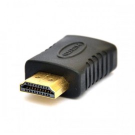 DeTech  Adaptor HDMI AF-AM (мама-папа)