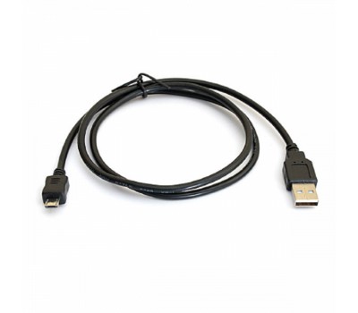 Кабель Detech USB 2.0 AM-micro B 30AWG black 1,2m
