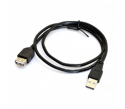 Кабель DeTech USB 2.0 AM/AF 24AWG 0.8м, удлинитель