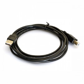 Кабель Detech USB 2.0 AM-BM 30AWG black 1,8m