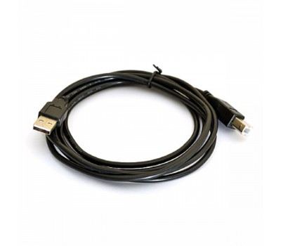 Кабель Detech USB 2.0 AM-BM 30AWG black 1,8m
