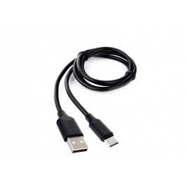 Кабель DeTech USB 2.0 AM-type c black 1m
