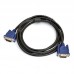 Кабель DeTech VGA M-M 30AWG 2 ferrites 1.8M