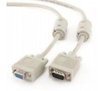 Кабель CC-PPVGAX 3м HD15M/HD15F с 2-мя  ферр. фильтрами (УдлинительVGA)