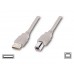 Кабель USB 2.0 (CC-USB-Apl/Bpl) AM/BM, 5m